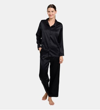 Pantalon Silk'n Moon noir Maison Lejaby