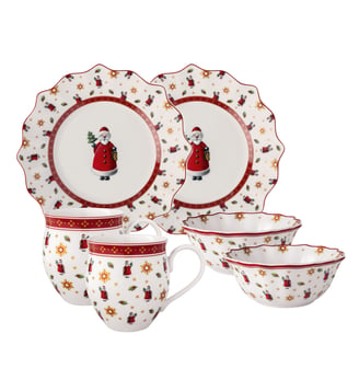 Set petit-déjeuner, Père Noël, 6 pcs - Villeroy & Boch - Multicolore