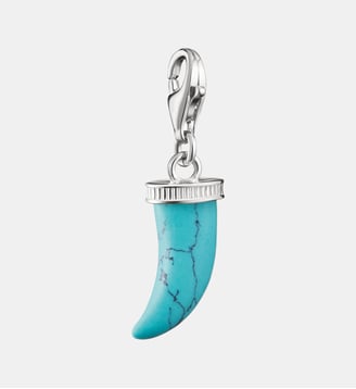 Pendentif Charm dent Turquoise Original - Thomas Sabo - Argent