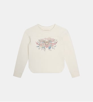 SWEAT A CAPUCHE - Zadig&Voltaire Kids - Noir et blanc