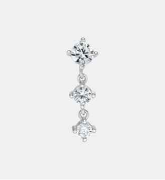 Boucle d'oreille puce pendante Petite Avalanche or Nebuleuse Bijoux