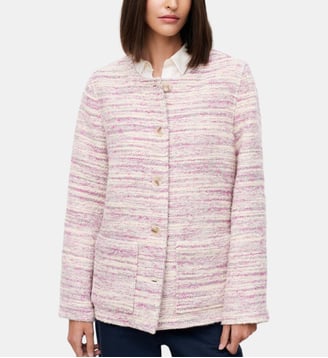 Veste vaillancine - Polyester recycle - Caroll - Mauve