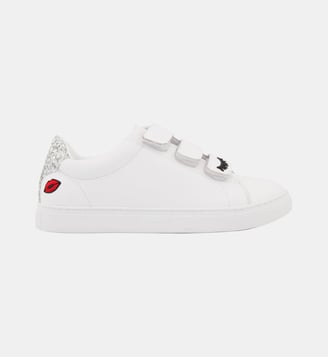 Baskets En Cuir Edith Eyes - Bons Baisers - Blanc