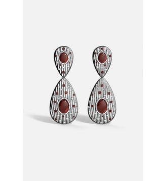 Boucles D'Oreilles Les Éventails - APM Monaco - Blanc