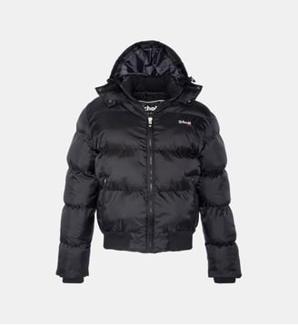 Doudoune matelassée à capuche - Schott - Black