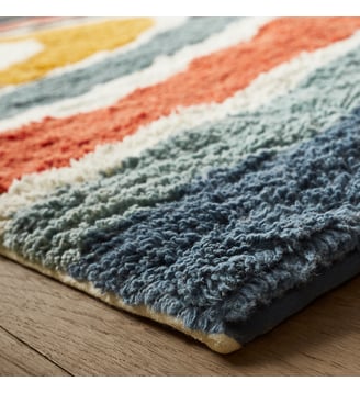 Tapis enfant en coton bio grand modèle AM.PM
