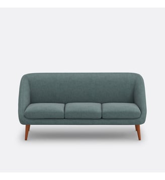 Canapé polyester, 2 ou 3 places - La Redoute Interieurs - Eucalyptus