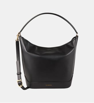 Sac Tangoso seau en cuir - Sandro - Noir