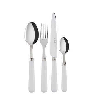 Ménagère 24 pièces, Pop - Sabre - Blanc