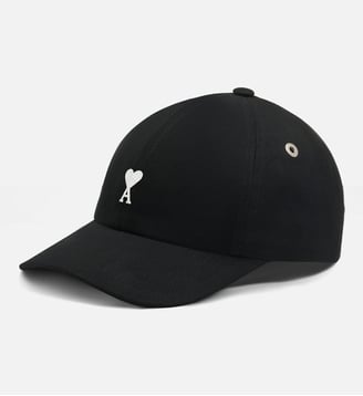 Casquette unisexe en coton Ami de Coeur - AMI Paris - Noir