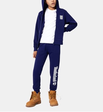 Cardigan à capuche en molleton - Timberland - Bleu de chine