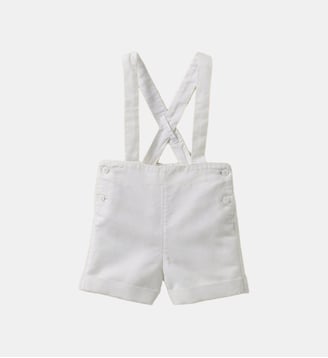 Bermuda à bretelles  – Collection Fêtes et Mariages - Cyrillus - Blanc doux