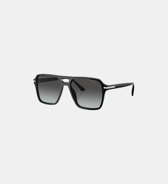 Lunettes de soleil Pilote PR 20YS - Prada - Noir brillant