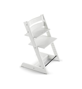 Chaise Tripp Trapp blanche en bois de hêtre (White) - Stokke - Blanc