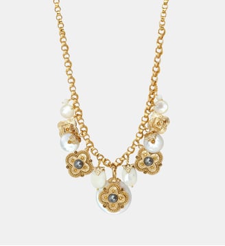Collier chaîne médaille   - Positano - Satellite - Blanc