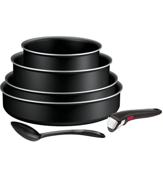 Batterie de cuisine Ingenio Generous Cook 6 pcs L3129102 - Tefal - Noir