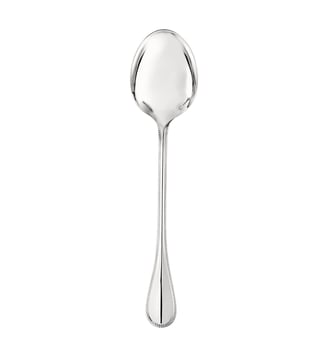 Cuillière à servir en argent massif - PERLES Christofle