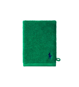 Gant de toilette  en coton - Ralph Lauren Home - Vert