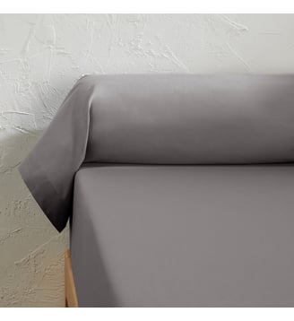 Taie de traversin unie en coton La Redoute Interieurs