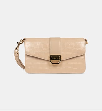 Sac trotteur Exo Valor en cuir - Lancaster - Beige