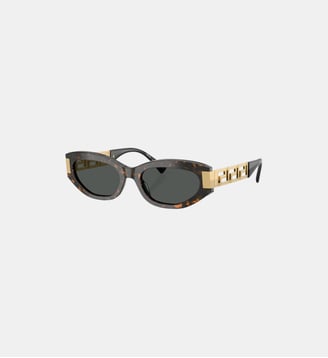 Lunettes de soleil Œil de chat VE4501 - Versace - Havane