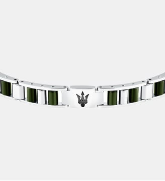 Bracelet Ceramic Noir JM225ATZ56-PAR - Maserati - Noir et argenté