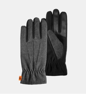 Gants tactiles bi-matières tissu/polaire - doublure flexible - Isotoner - Multicolore
