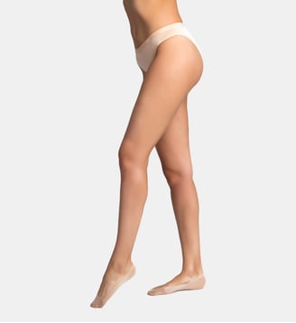 Lot de 2 paires de Protège-Pieds Spécial Ballerines 52D Invisifit - Dim - Beige