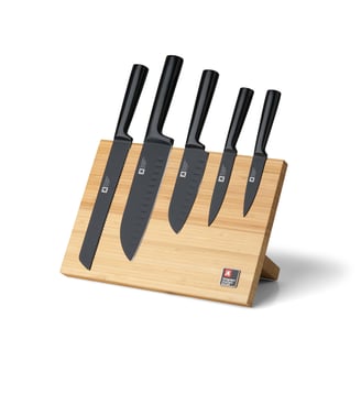 Bloc 5 couteaux de cuisine - Richardson Sheffield - Noir