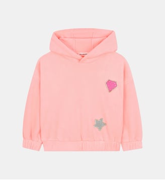 Cardigan con cappuccio - Billieblush - Pêche