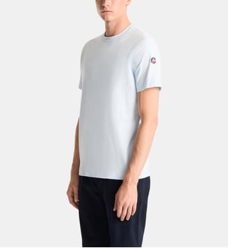 T-shirt riviere col rond coupe regular - Fusalp - Ice water