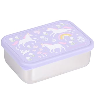 Lunch box en acier inoxydable - A Little Lovely Company - Violet