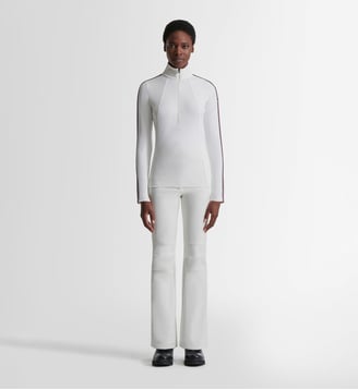 Sous pull stellia col montant coupe ajustée - Fusalp - Blanc