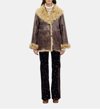 Peau lainée en cuir patiné - AKADAR - Gerard Darel - Marron