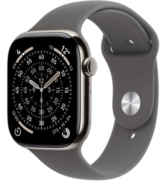 Montre connectée 42mm Tit Naturel / Gris Serie 11 S/M Cellular Apple