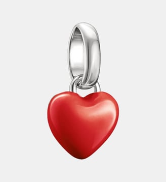 Charm cœur rouge Thomas Sabo