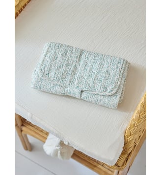 Matelas à langer nomade - Cyrillus - Beige clair imprime
