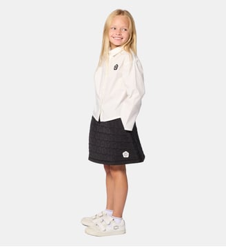 Jupe matelassée - Kenzo Kids - Black