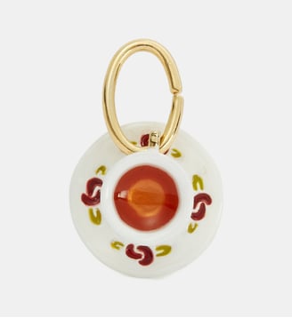 Pendentif tasse de thé, Quiétude et Raffinement - Les Néréides - Multicolore