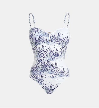 Maillot de bain une pièce bandeau Lavender - Vilebrequin - Blanc