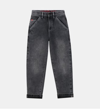 Pantalon en jean - Hugo Kids - Denim black lave