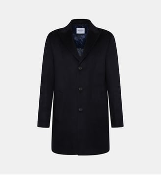 Manteau en laine et cachemire slim Austin Digel