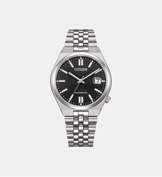 Montre automatique Tsuyosa Noir NK0030-51E - Citizen - Argenté