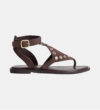 Sandales plates Woops - Jonak - Marron foncé