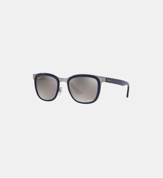 Lunettes de soleil Carré RB3709 Clyde Polarized+ Lenses - Ray Ban - Bleu sur gunmetal