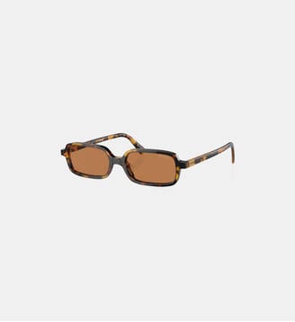 Lunettes de soleil Rectangulaire MU 11ZS - Miu Miu - Marron
