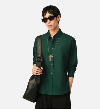 Chemise en coton Ami de Coeur - AMI Paris - Vert bouteille