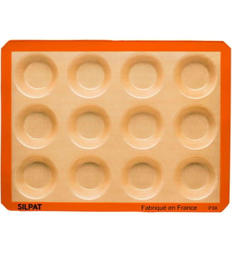 Moule à tartelette 12 tartelettes by Maison Demarle - Silpat - Coloris unique