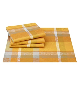 Serviette de table Marie-Galante 100% coton - Le Jacquard Francais - Ananas