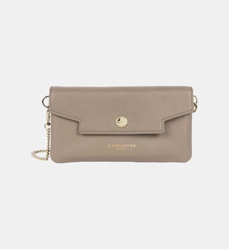 Petite pochette Mademoiselle Grace en cuir - Lancaster - Sable foncé